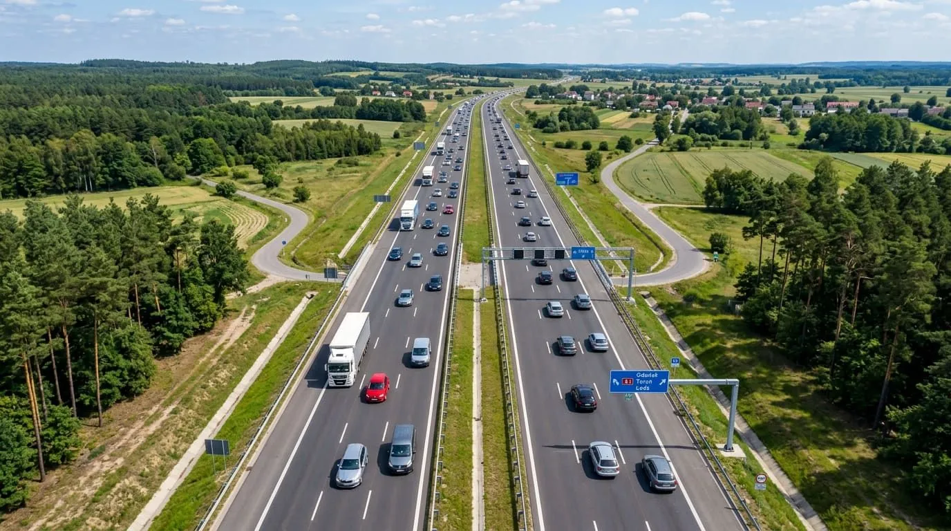 Autostrady i drogi ekspresowe: Kodeks bezpiecznego wyprzedzania — ilustracja do artykułu LDKM.pl o bezpiecznym wyprzedzaniu