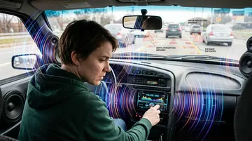 HaÅ‚as, muzyka i rozmowy a zdolnoÅ›Ä‡ oceny odlegÅ‚oÅ›ci w lusterku — miniatura artykułu LDKM.pl