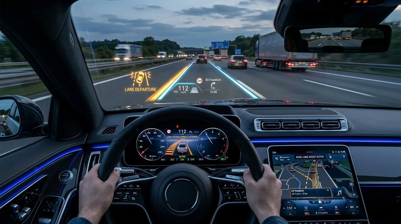ADAS a LDKM: co systemy wspomagające robią dobrze i czego nie zastąpią — ilustracja do artykułu LDKM.pl o bezpiecznym wyprzedzaniu