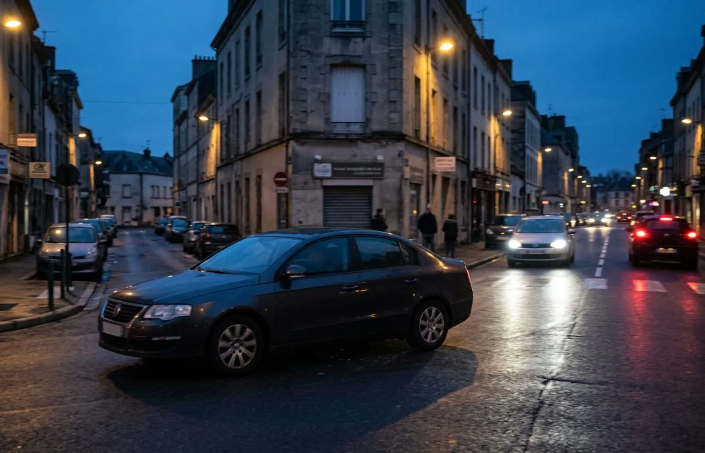 Jazda bez wymaganych świateł po zmroku