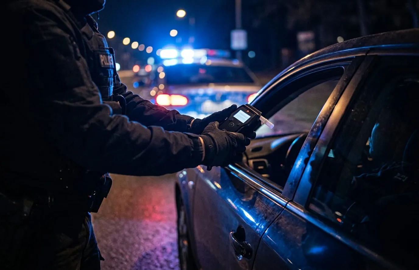 Prowadzenie po użyciu alkoholu (0,2–0,5 promila)