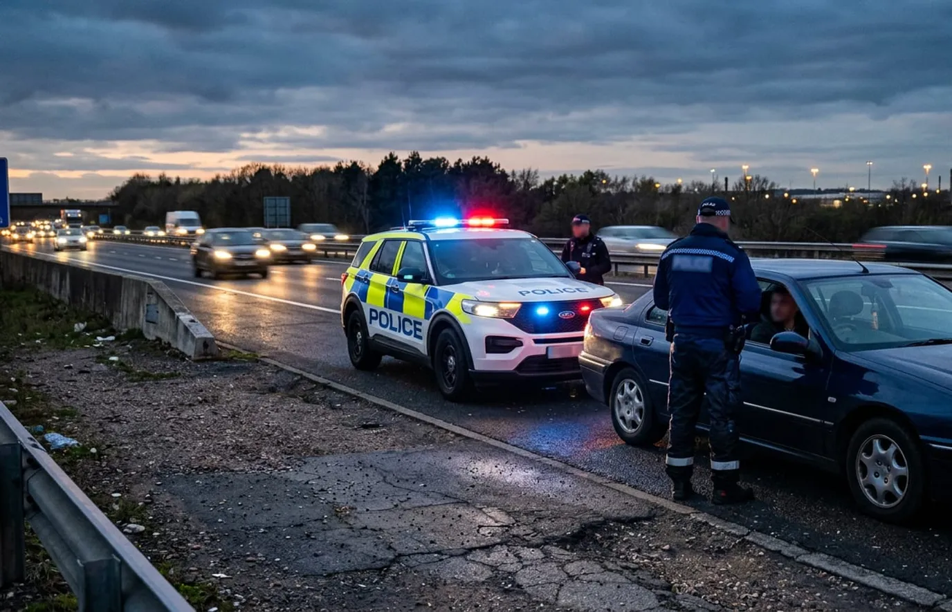 Niezatrzymanie pojazdu do kontroli drogowej