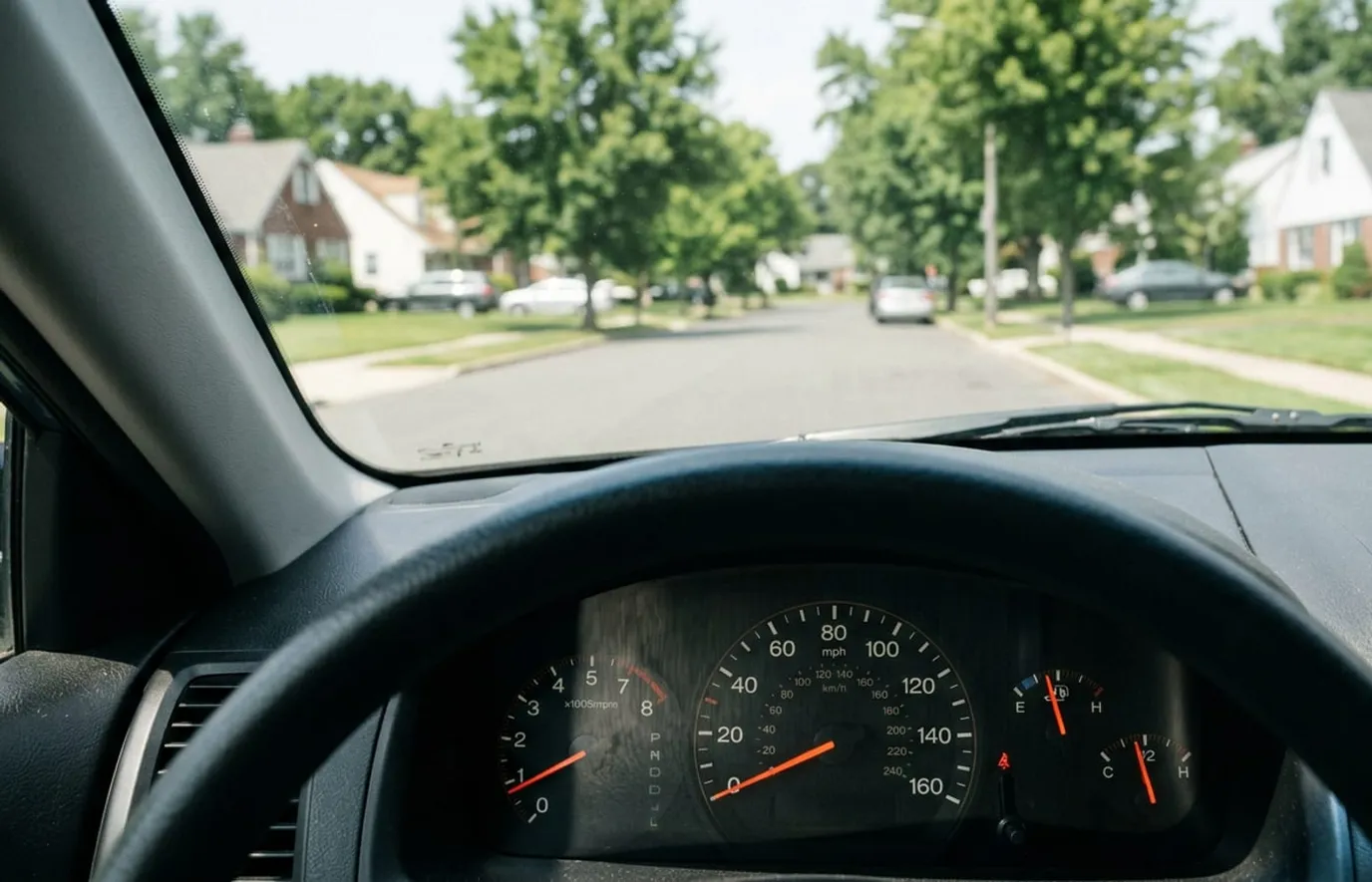 Przekroczenie prędkości od 11 do 15 km/h